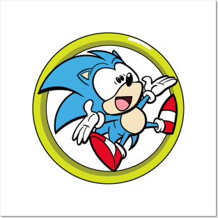 Classic Sonic Jump Posters and Art